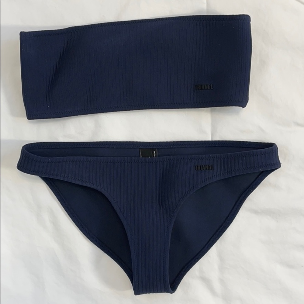 Triangl Bandeau Bathing Suit